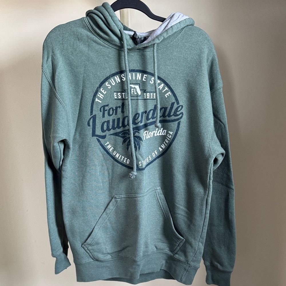 Fort Lauderdale Florida Green Hoodie